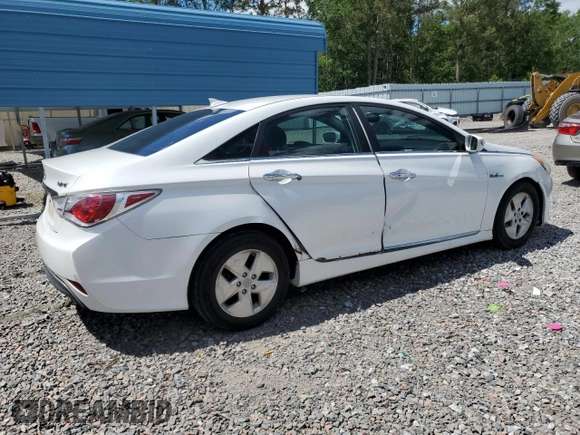 2012 Hyundai Sonata Hybrid z VIN KMHEC4A43CA059186, wystawiony jako Copart lot #55575405 z przebiegiem 217 801 mil mil oraz Szkoda całkowita • Salvage title. Historia ofert i sprzedaży dostępna na DreamBid. Obrazek 3.
