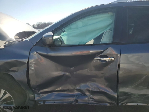 2019 Nissan Pathfinder S with VIN 5N1DR2MM6KC599497, listed as a Copart auction lot 46484605 with 105,924 mi miles and Salvage Title. Bid and sale history available at carsss.com. Image 7.