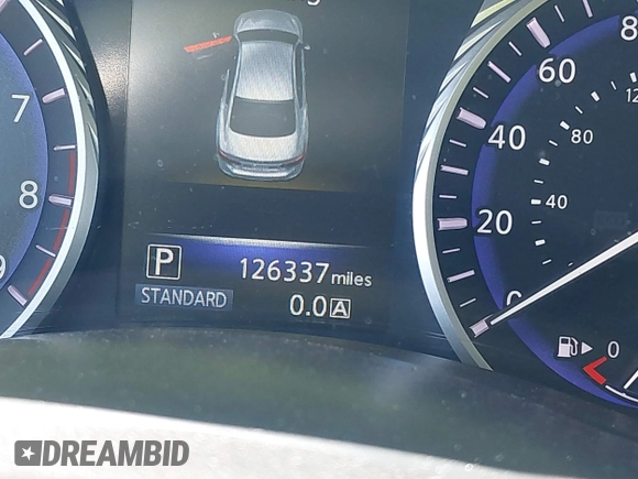 2014 Infiniti Q50 Sport with VIN JN1BV7AP7EM679296, listed as a IAAI auction lot 41834654 with 126,337 mi miles and . Bid and sale history available at DreamBid. Image 15.