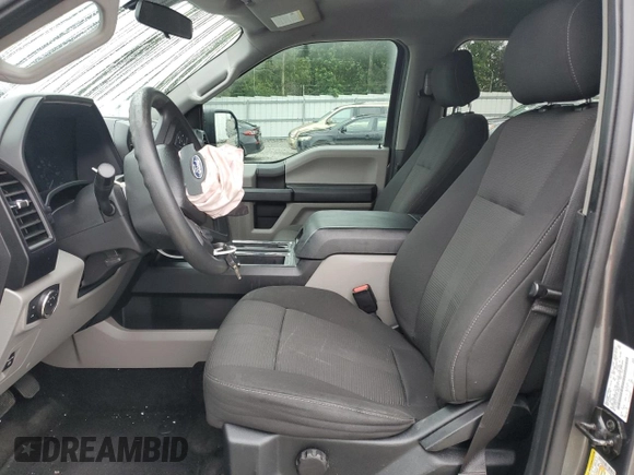 2017 Ford F-150 XL with VIN 1FTEW1CP6HFC55621, listed as a Copart auction lot 61406755 with 168,022 mi miles and Salvage title. Bid and sale history available at DreamBid. Image 7.