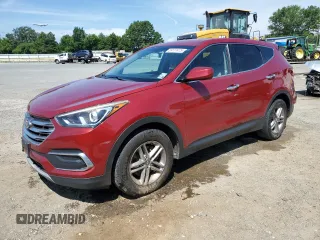 2018 Hyundai Santa Fe 2.4L with VIN 5XYZTDLB1JG551763, listed as a Copart auction lot 59111475 with 133,794 mi miles and Salvage title. Bid and sale history available at DreamBid. Image 1.