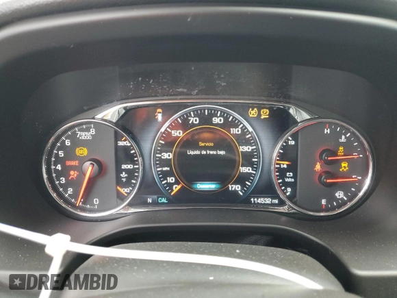 2017 GMC Acadia Denali with VIN 1GKKNPLS3HZ195880, listed as a Copart auction lot 46048255 with 114,532 mi miles and Salvage Title. Bid and sale history available at carsss.com. Image 9.
