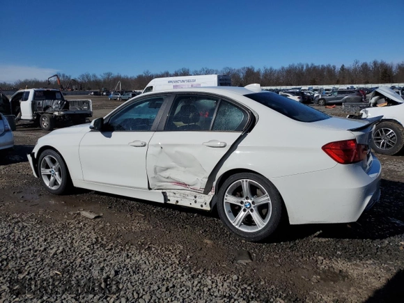 2014 BMW 3 Series 320i xDrive with VIN WBA3C3G52ENR25118, listed as a Copart auction lot 43153675 with 120,576 mi miles and Salvage title. Bid and sale history available at DreamBid. Image 2.