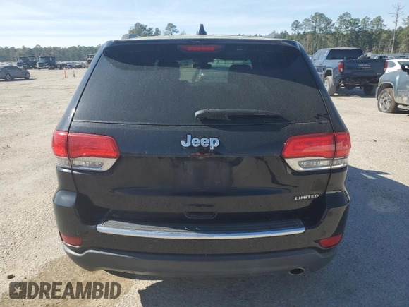 2017 Jeep Grand Cherokee Limited with VIN 1C4RJEBG2HC943268, listed as a Copart auction lot 50553945 with 160,459 mi miles and Salvage title. Bid and sale history available at DreamBid. Image 6.