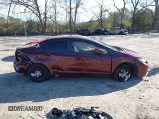 2015 Honda Civic Sedan LX with VIN 19XFB2F56FE244819, listed as a IAAI auction lot 41744828 with 128,500 mi miles. Bid and sale history available at carsss.com. Image 12.