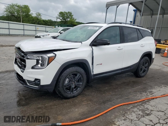 2024 GMC Terrain AT4 с VIN 3GKALYEG0RL339135, выставлен на аукционе Copart как лот 54039625 с пробегом 14 835 миль миль и Списание • Salvage title. История ставок и продаж доступна на DreamBid. Изображение 1.