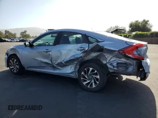 2016 Honda Civic EX with VIN 19XFC2F76GE247963, listed as a Copart auction lot 55530135 with 87,285 mi miles and Salvage Title. Bid and sale history available at DreamBid. Image 2.