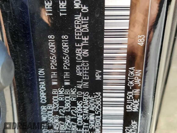 2020 Lexus GX 460 Premium z VIN JTJAM7BX0L5258034, wystawiony jako Copart lot #52424495 z przebiegiem 58 951 mil mil oraz Szkody całkowita. Historia ofert i sprzedaży dostępna na DreamBid. Obrazek 13.