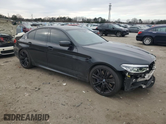 2020 BMW M5 Competition with VIN WBSJF0C00LCE03845, listed as a Copart auction lot 86736314 with 57,912 mi miles and Salvage Title. Bid and sale history available at carsss.com. Image 4.