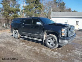 2015 Chevrolet Silverado 1500 LTZ with VIN 3GCUKSEC0FG511805, listed as a IAAI auction lot 41543930 with 160,301 mi miles. Bid and sale history available at carsss.com. Image 1.