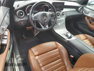 2017 Mercedes-Benz C 300 with VIN WDDWK4JB1HF432235, listed as a Copart auction lot 50295395 with Not Provided miles and Salvage Title. Bid and sale history available at DreamBid. Image 8.