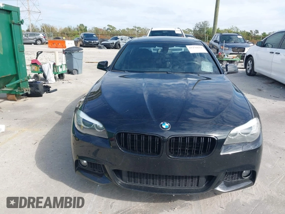 2013 BMW 5 Series 550i xDrive with VIN WBAFU9C56DDY70485, listed as a IAAI auction lot 41276612 with 116,452 mi miles and . Bid and sale history available at carsss.com. Image 6.