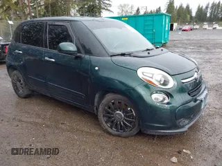 2014 FIAT 500L Easy with VIN ZFBCFABH9EZ003635, listed as a IAAI auction lot 41980367 with 89,957 mi miles. Bid and sale history available at carsss.com. Image 1.