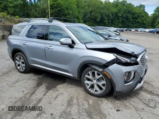 2020 Hyundai Palisade SEL z VIN KM8R4DHE6LU167751, wystawiony jako Copart lot #61081034 z przebiegiem 52 018 mil mil oraz Szkoda całkowita • Salvage title. Historia ofert i sprzedaży dostępna na DreamBid. Obrazek 4.