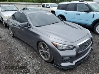 2015 Infiniti Q50 Sport z VIN JN1BV7AP2FM337322, wystawiony jako Copart lot #58324755 z przebiegiem 60 781 mil mil oraz Szkoda całkowita • Salvage title. Historia ofert i sprzedaży dostępna na DreamBid. Obrazek 4.