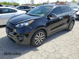 2018 Kia Sportage EX with VIN KNDPN3AC0J7322219, listed as a Copart auction lot 49298004 with 48,978 mi miles and Clean Title. Bid and sale history available at carsss.com. Image 1.