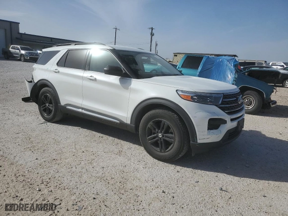 2022 Ford Explorer XLT with VIN 1FMSK7DH3NGA20037, listed as a Copart auction lot 48240885 with 78,057 mi miles and Salvage Title. Bid and sale history available at carsss.com. Image 4.