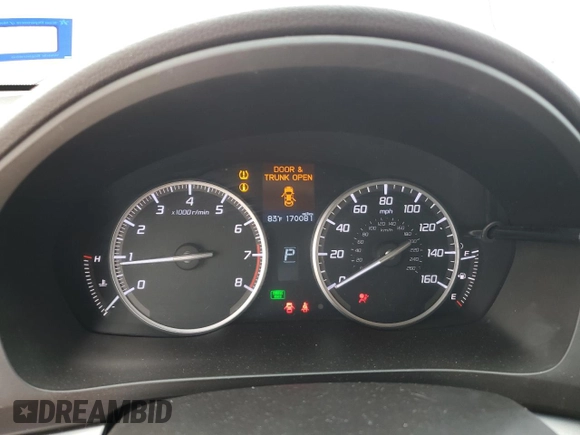 2013 Acura ILX Premium Pkg with VIN 19VDE1F58DE018232, listed as a Copart auction lot 54498865 with 170,081 mi miles and Salvage Title. Bid and sale history available at carsss.com. Image 9.