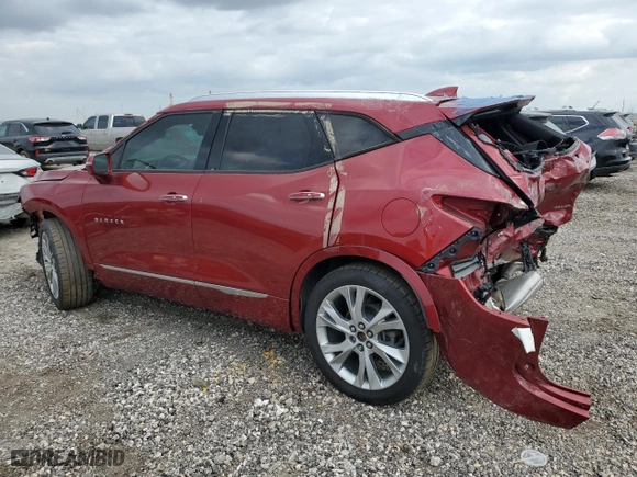 2019 Chevrolet Blazer Premier with VIN 3GNKBFRS6KS666535, listed as a Copart auction lot 44259085 with 0 mi miles and Salvage Title. Bid and sale history available at carsss.com. Image 2.