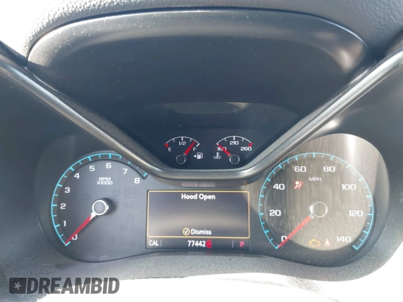 2021 GMC Canyon 4WD AT4 w/Leather with VIN 1GTG6FEN9M1123638, listed as a IAAI auction lot 41852163 with 77,442 mi miles. Bid and sale history available at carsss.com. Image 7.