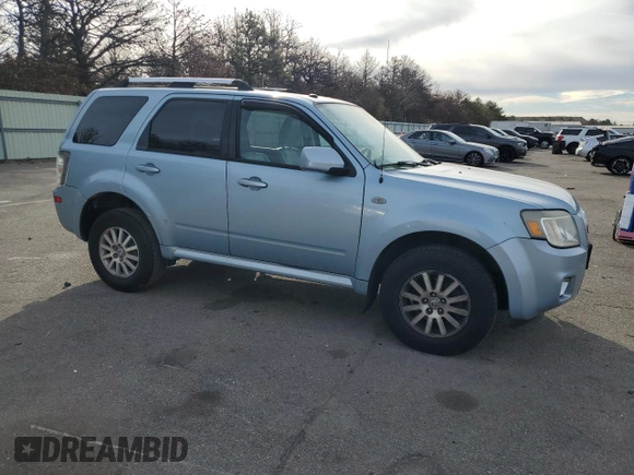 2009 Mercury Mariner Premier with VIN 4M2CU97719KJ17381, listed as a Copart auction lot 80750244 with 115,730 mi miles and Salvage Title. Bid and sale history available at carsss.com. Image 4.