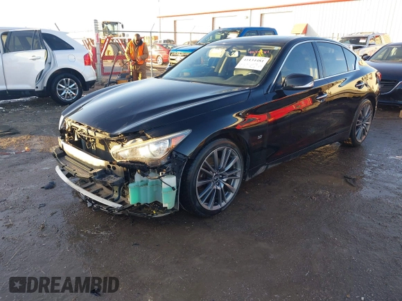 2015 Infiniti Q50 Sport with VIN JN1BV7AP7FM340930, listed as a IAAI auction lot 41134481 with 126,849 mi miles and . Bid and sale history available at DreamBid. Image 18.