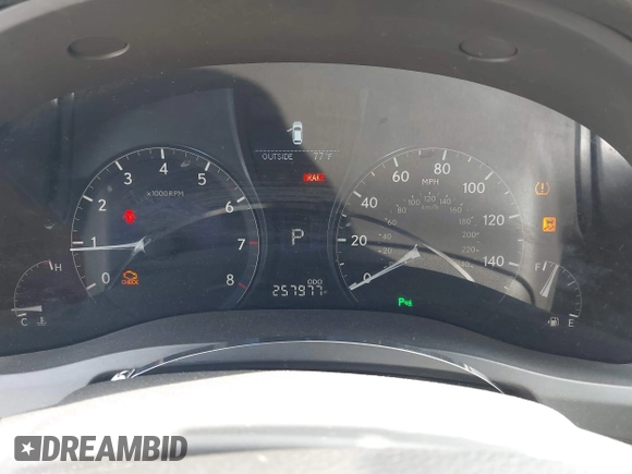 2010 Lexus RX 350 with VIN 2T2ZK1BA6AC035772, listed as a IAAI auction lot 42035624 with 257,977 mi miles. Bid and sale history available at carsss.com. Image 7.
