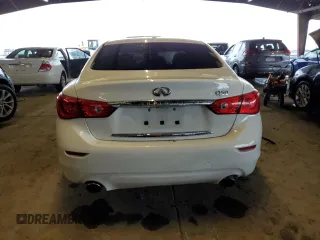 2017 Infiniti Q50 Signature Edition with VIN JN1EV7AP5HM739948, listed as a Copart auction lot 44012225 with 93,697 mi miles and Salvage Title. Bid and sale history available at DreamBid. Image 6.