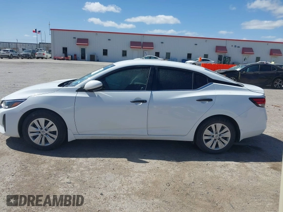 2024 Nissan Sentra S with VIN 3N1AB8BV8RY233653, listed as a IAAI auction lot 41829905 with 17,918 mi miles. Bid and sale history available at carsss.com. Image 14.