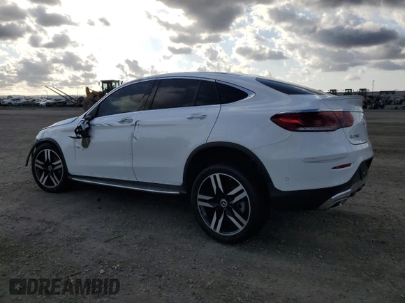 2021 Mercedes-Benz GLC with VIN W1N0J8EB7MF891678, listed as a Copart auction lot 42724485 with 36,247 mi miles and Salvage Title. Bid and sale history available at carsss.com. Image 2.