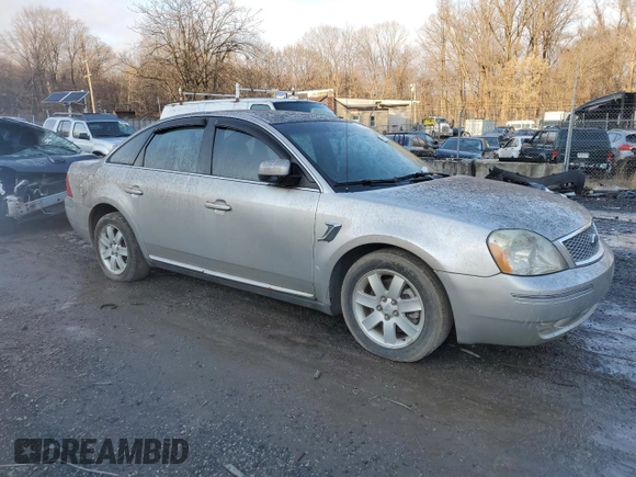 2007 Ford Five Hundred SEL with VIN 1FAFP24157G115253, listed as a Copart auction lot 84844254 with Not Provided miles and Salvage Title. Bid and sale history available at carsss.com. Image 4.