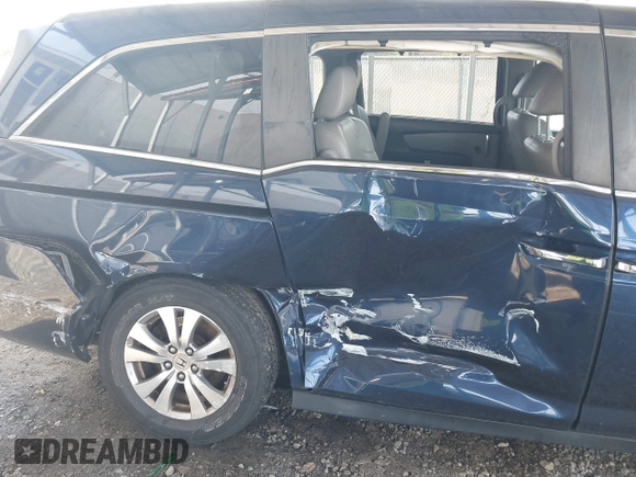 2014 Honda Odyssey EX-L with VIN 5FNRL5H66EB080708, listed as a IAAI auction lot 42067390 with 175,916 mi miles and . Bid and sale history available at carsss.com. Image 6.