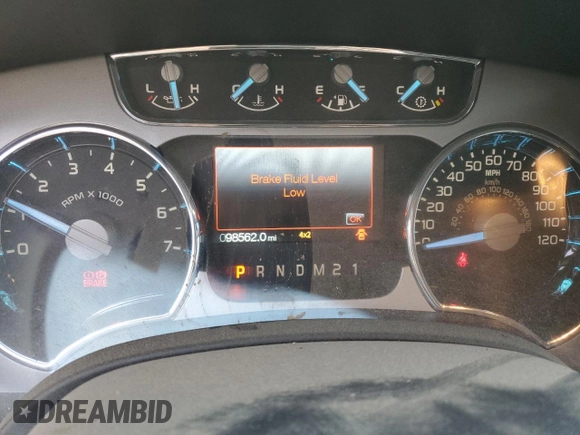 2011 Ford F-150 Lariat with VIN 1FTFW1E67BFA43374, listed as a Copart auction lot 42424915 with 98,562 mi miles and Salvage Title. Bid and sale history available at carsss.com. Image 9.