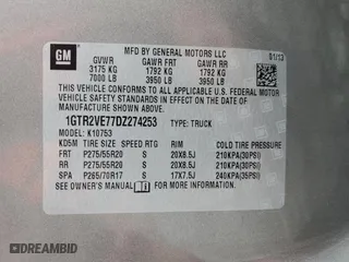 2013 GMC Sierra 1500 SLE with VIN 1GTR2VE77DZ274253, listed as a Copart auction lot 48046615 with 176,168 mi miles and Salvage Title. Bid and sale history available at carsss.com. Image 12.