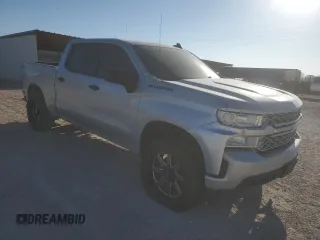 2020 Chevrolet Silverado 1500 Custom with VIN 3GCPWBEK2LG210070, listed as a Copart auction lot 46244825 with 48,748 mi miles and Clean Title. Bid and sale history available at carsss.com. Image 4.