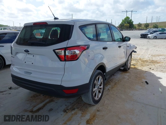 2018 Ford Escape S with VIN 1FMCU0F74JUB68106, listed as a IAAI auction lot 41939286 with 45,168 mi miles. Bid and sale history available at carsss.com. Image 4.