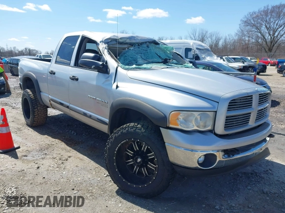 2005 Dodge 2500 SLT with VIN 3D7KS28C75G865201, listed as a IAAI auction lot 41966057 with 201,068 mi miles and . Bid and sale history available at DreamBid. Image 1.