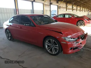 2015 BMW 3 Series 328d with VIN WBA3D3C50FK157838, listed as a Copart auction lot 82547024 with 83,216 mi miles and Salvage title. Bid and sale history available at DreamBid. Image 4.