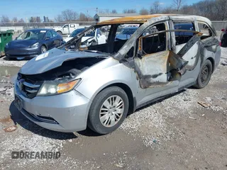 2014 Honda Odyssey LX с VIN 5FNRL5H25EB004409, выставлен на аукционе IAAI как лот 41781485 с пробегом Не указан миль и . История ставок и продаж доступна на DreamBid. Изображение 2.
