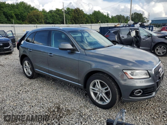2015 Audi Q5 Premium Plus with VIN WA1LFAFP2FA036629, listed as a Copart auction lot 60836255 with 105,753 mi miles and Salvage title. Bid and sale history available at DreamBid. Image 4.