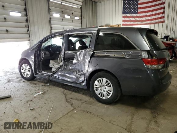 2015 Honda Odyssey LX с VIN 5FNRL5H25FB123692, выставлен на аукционе Copart как лот 57319855 с пробегом Не указан миль и На запчасти • Non repairable. История ставок и продаж доступна на DreamBid. Изображение 2.
