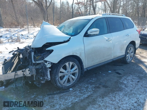 2018 Nissan Pathfinder SV z VIN 5N1DR2MM2JC613054, wystawiony jako IAAI lot #41394578 z przebiegiem 64 492 mil mil oraz . Historia ofert i sprzedaży dostępna na DreamBid. Obrazek 17.