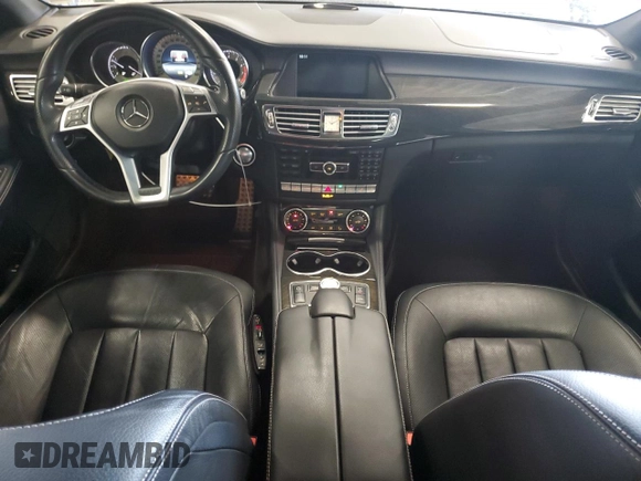 2014 Mercedes-Benz CLS 550 with VIN WDDLJ9BB8EA100254, listed as a Copart auction lot 57229935 with 132,574 mi miles and Salvage title. Bid and sale history available at DreamBid. Image 8.