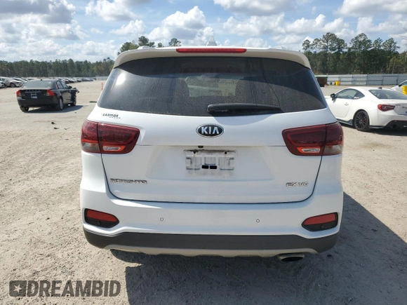 2019 Kia Sorento EX V6 with VIN 5XYPH4A58KG541903, listed as a Copart auction lot 50917225 with 97,284 mi miles and Salvage Title. Bid and sale history available at carsss.com. Image 6.