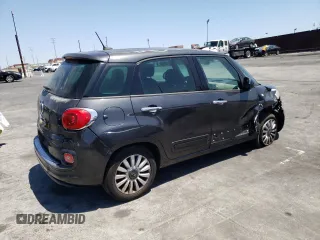 2014 FIAT 500L Easy with VIN ZFBCFABH6EZ027696, listed as a Copart auction lot 64708874 with 93,284 mi miles and Salvage Title. Bid and sale history available at carsss.com. Image 3.
