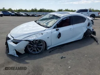 2023 Lexus IS 350 F Sport с VIN JTHGZ1B28P5066851, выставлен на аукционе Copart как лот 63330505 с пробегом 33 745 миль миль и Списание • Salvage title. История ставок и продаж доступна на DreamBid. Изображение 1.