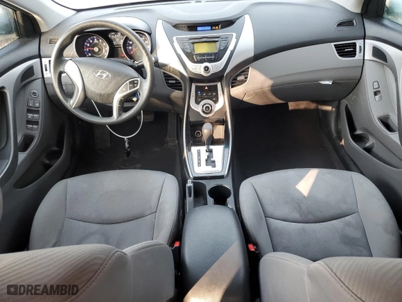 2011 Hyundai Elantra GLS PZEV with VIN 5NPDH4AE2BH033776, listed as a Copart auction lot 46393295 with 81,632 mi miles and Salvage Title. Bid and sale history available at carsss.com. Image 8.
