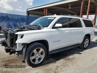 2017 Chevrolet Suburban LS z VIN 1GNSCGKC6HR395302, wystawiony jako Copart lot #64584825 z przebiegiem 81 283 mil mil oraz Szkoda całkowita • Salvage title. Historia ofert i sprzedaży dostępna na DreamBid. Obrazek 1.