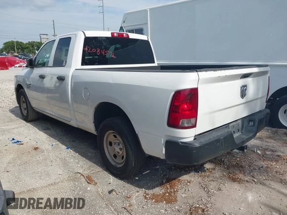 2020 Ram 1500 Tradesman with VIN 1C6RR6FGXLS117749, listed as a IAAI auction lot 42084572 with 137,970 mi miles and . Bid and sale history available at DreamBid. Image 3.