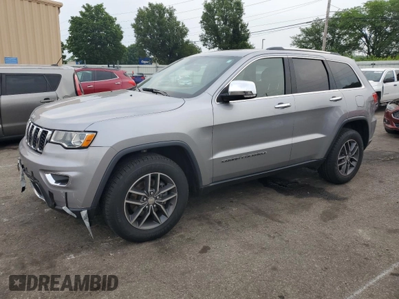 2018 Jeep Grand Cherokee Limited with VIN 1C4RJFBG4JC105495, listed as a Copart auction lot 59544875 with 147,271 mi miles and Salvage title. Bid and sale history available at DreamBid. Image 1.